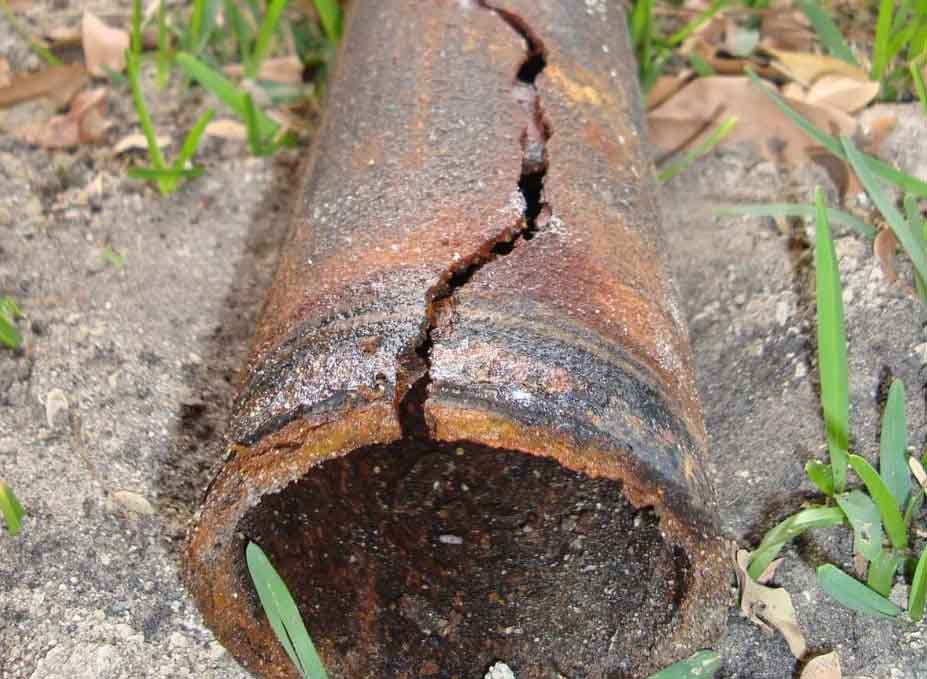 collapsed sewer lines