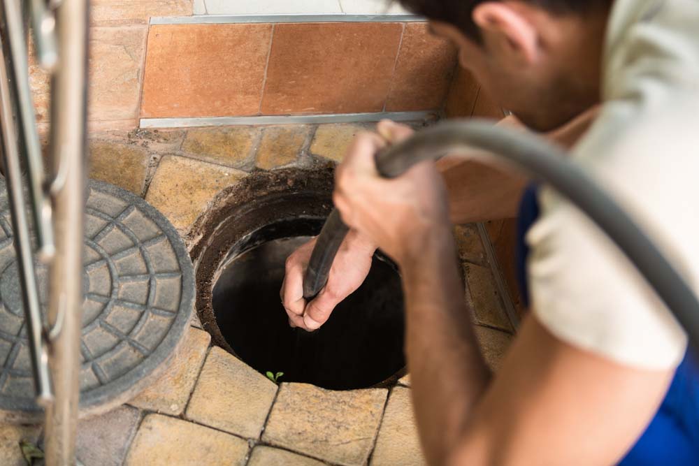 standing water from blocked drain Myers, FL