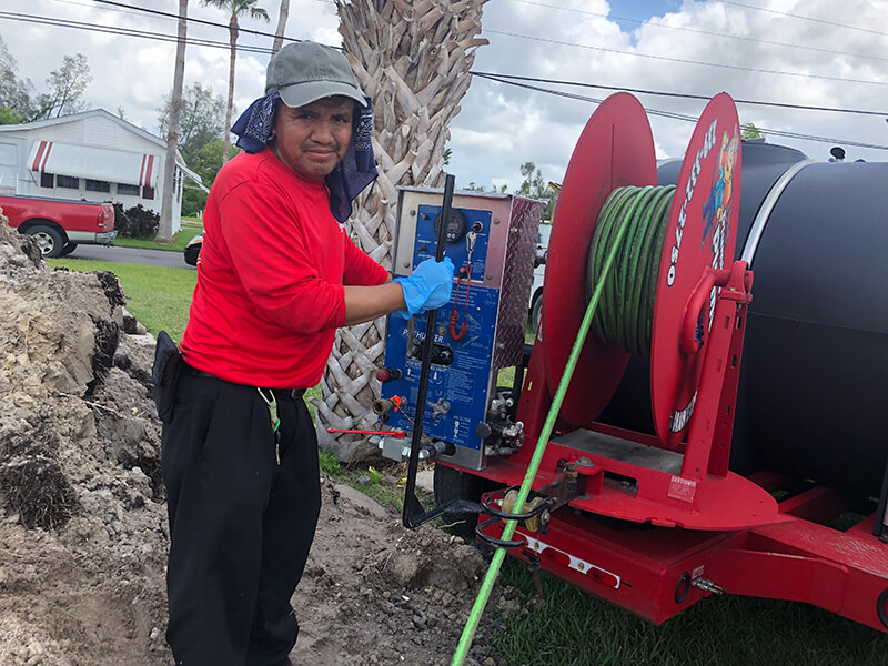 Hydro jetting machine