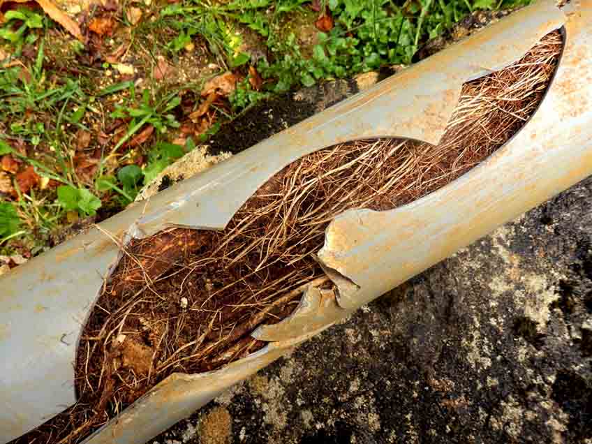 eroded soil or tree roots in the pipes  North Fort Myers, FL