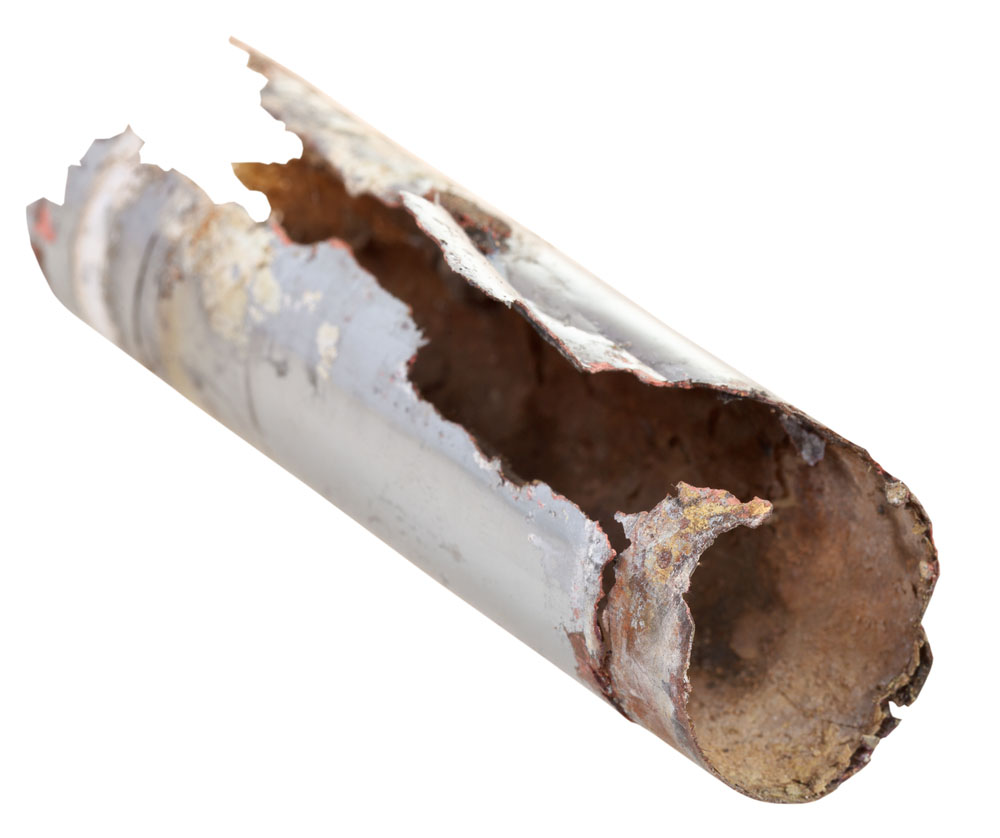 broken pipes